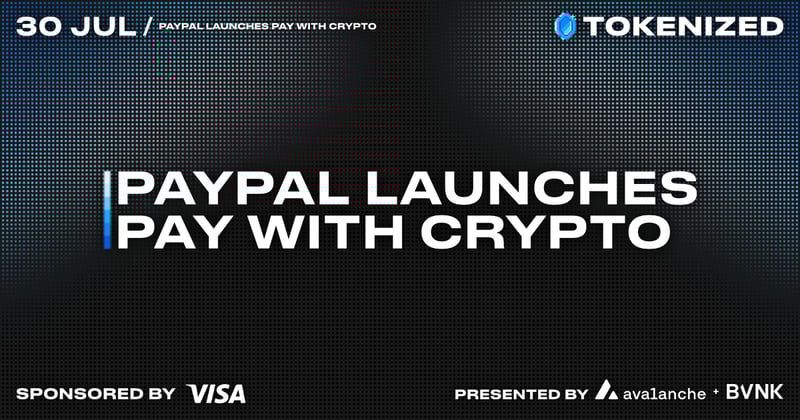 PayPal Launches Pay with Crypto