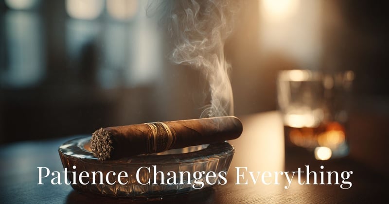 Why the Best Cigars (and Whiskeys) Reward Patience