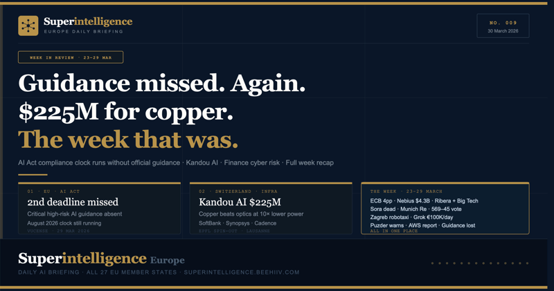 Superintelligence Europe — No. 009