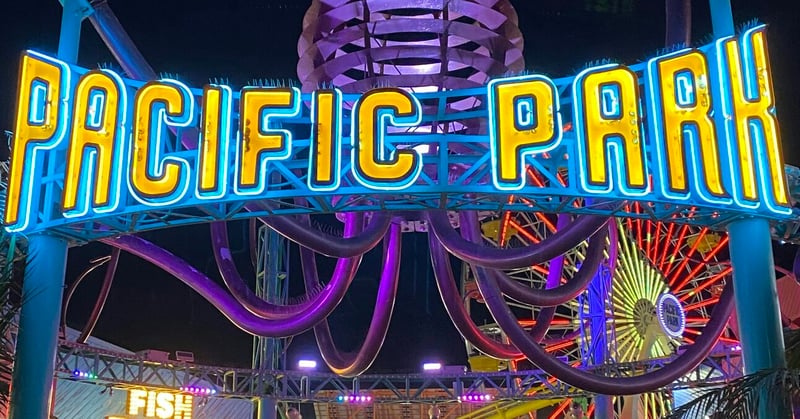 “What can you explore if you visit Santa Monica, California?” 