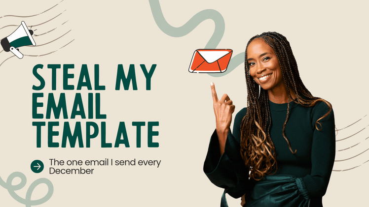 📧 The one email I send every December (steal my template)