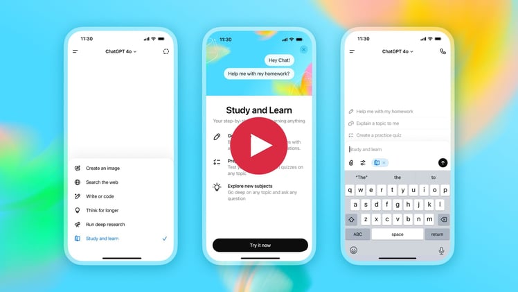 ChatGPT launches study mode for students