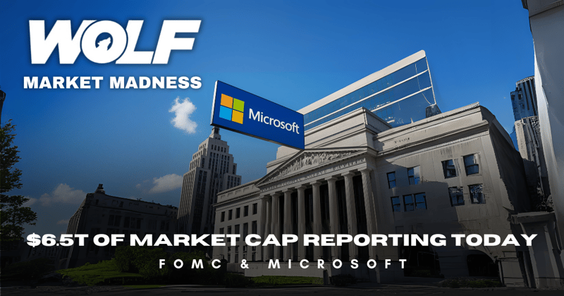 🐺FED WATCH, AND $6.5T IN MEGA CAP MAYHEM