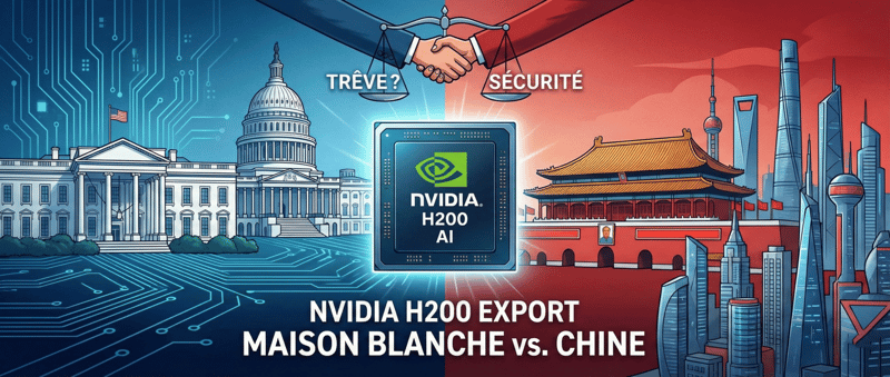 La Maison Blanche examine l'interdiction d'exportation du Nvidia H200 dans un contexte de trêve avec la Chine