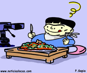 Pagan por ver a otras personas comer