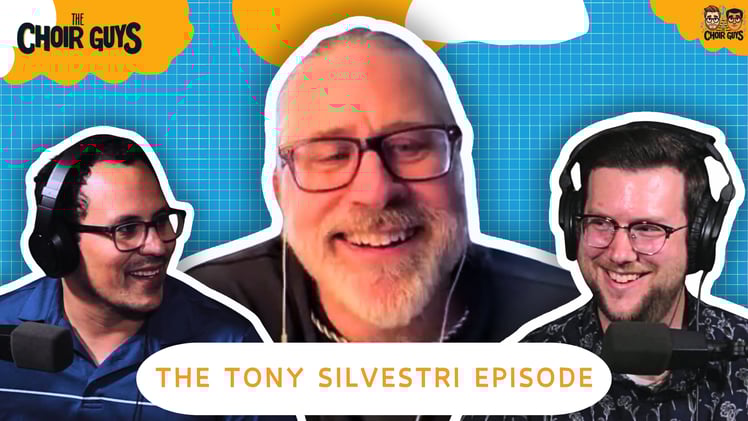 Making Text Matter, Attaining Calf Skin, & Secret Eric Whitacre Stories with Tony Silvestri