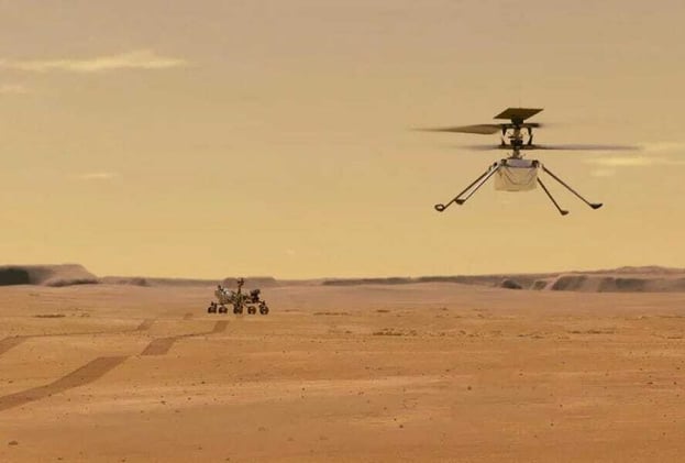Air Force warns of 'Martian air superiority' gap after NASA repeatedly flies helicopter on Red Planet