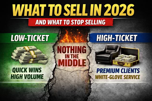 What to Sell in 2026 (And Why the Middle Is a Trap)