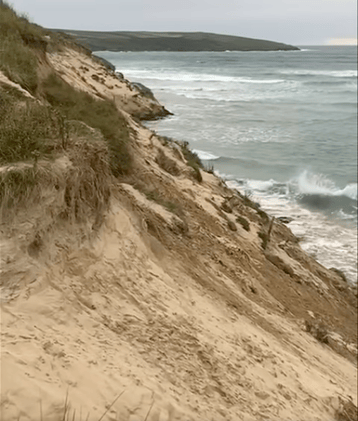 August 22 - Unstable Sand Dunes at Crantock