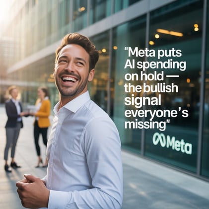 💥Meta Puts AI Spending on Hold — The Bullish Signal Everyone’s Missing