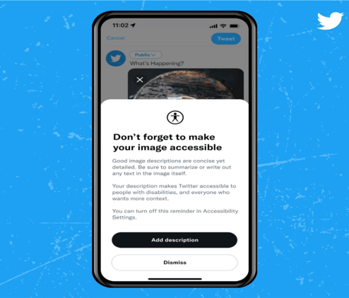 Twitter Makes Images πΌ More Accessible