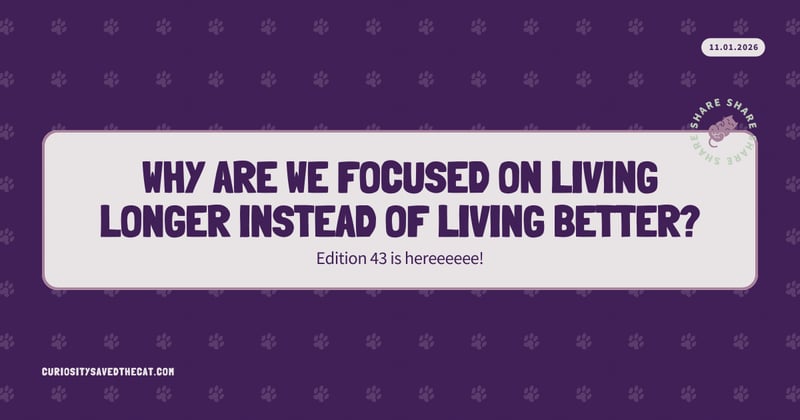 #43: Why Are We Focused on Living Longer Instead of Living Better?