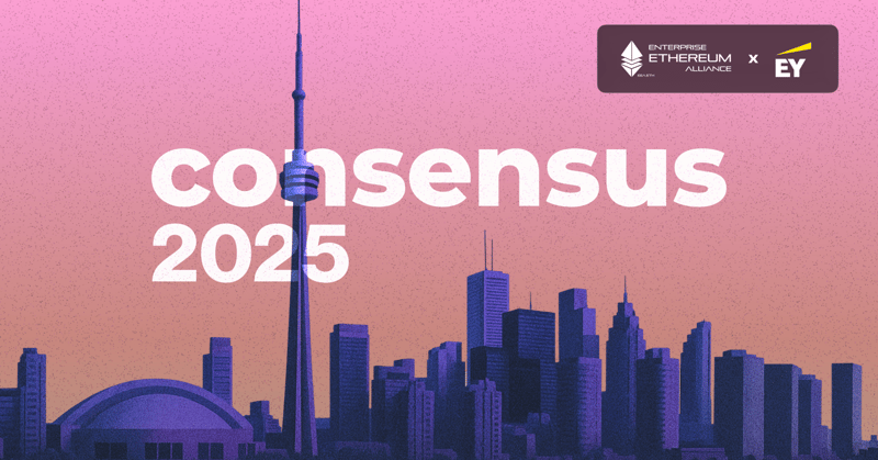 Ethereum Enterprise Briefing @ Consensus Toronto