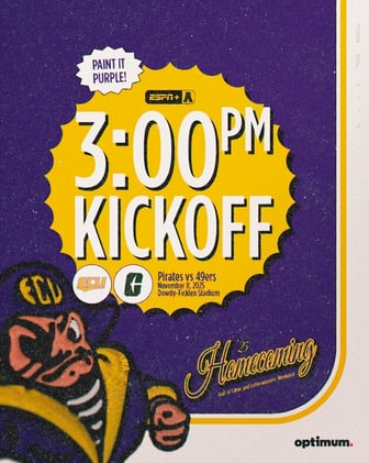 Pirate Brew 10/29: Homecoming Kickoff Time