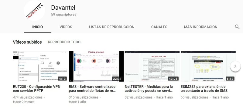 ¿ Ya conoces nuestro canal en YouTube ?