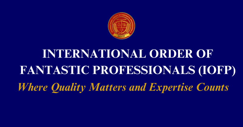 The IOFP Insider - Welcome Edition