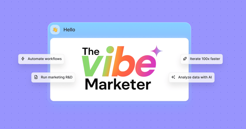 Stop talking about vibe marketing, start building it.
