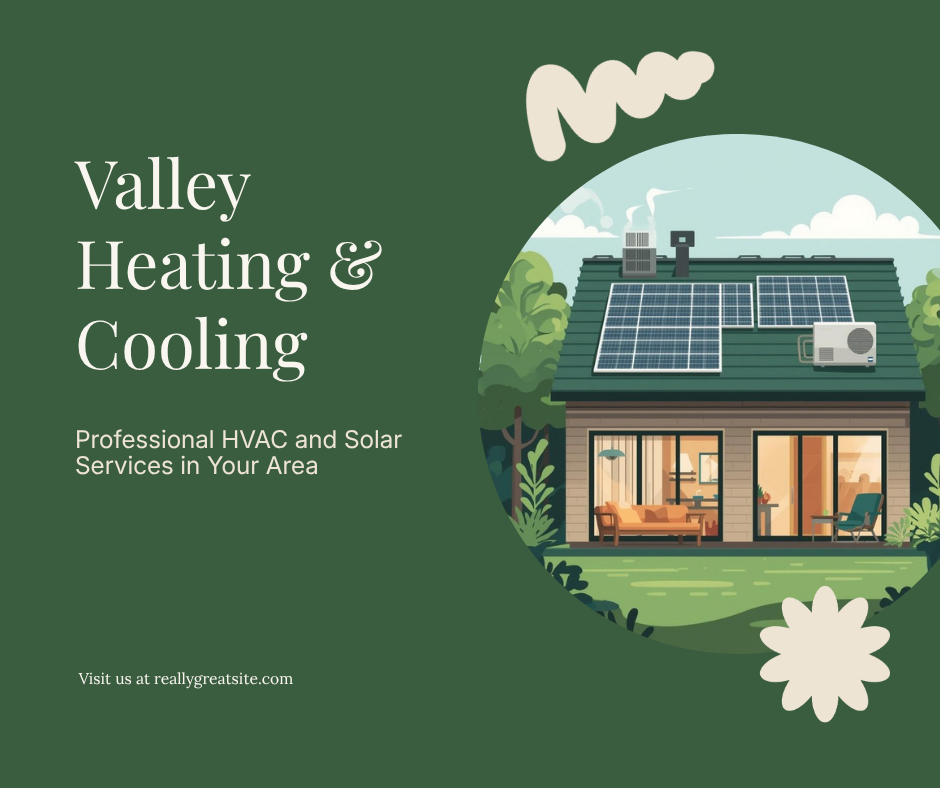Valley Heating Cooling Electrical and Solar service truck