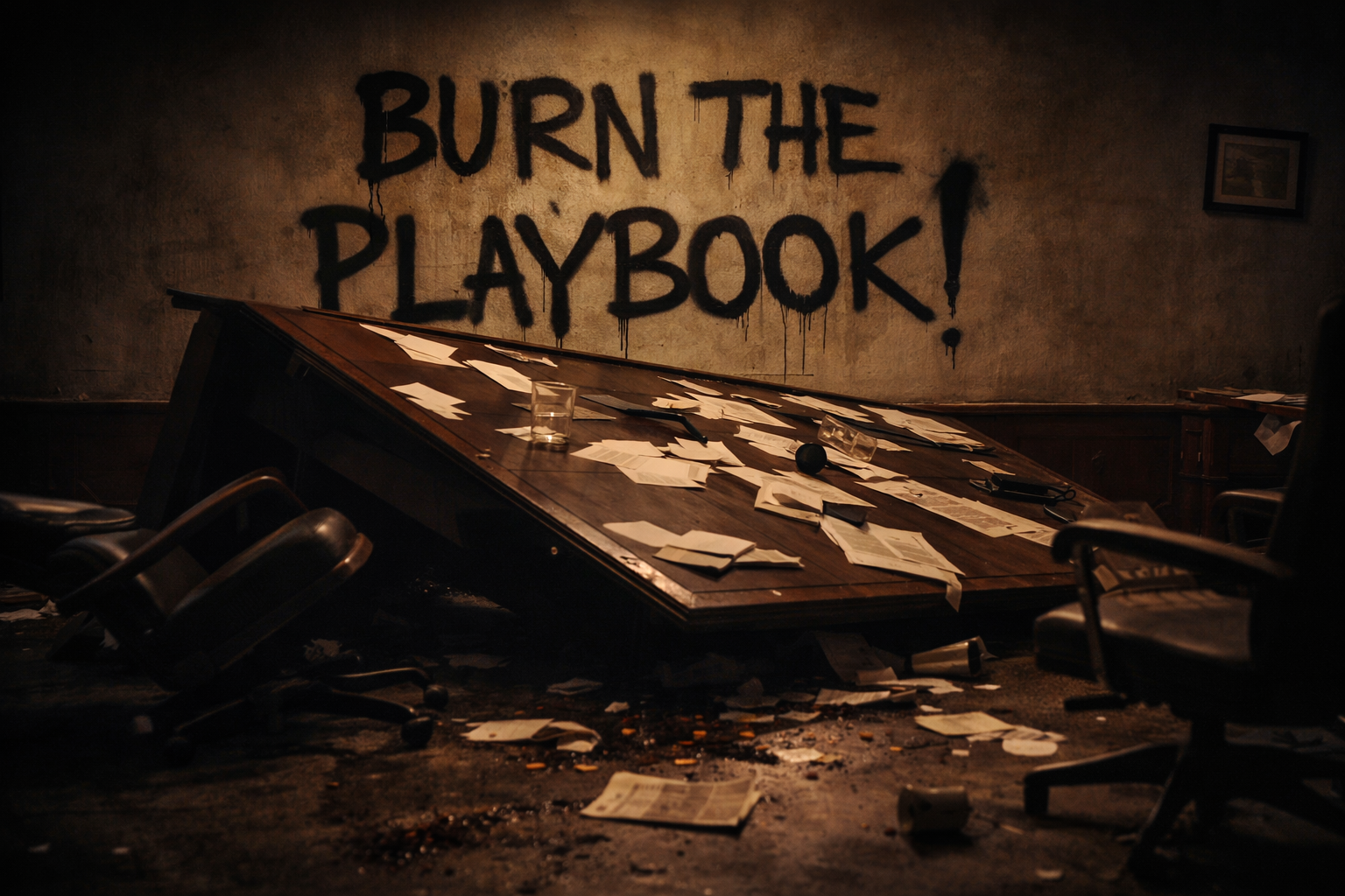 Chaos in a conference room