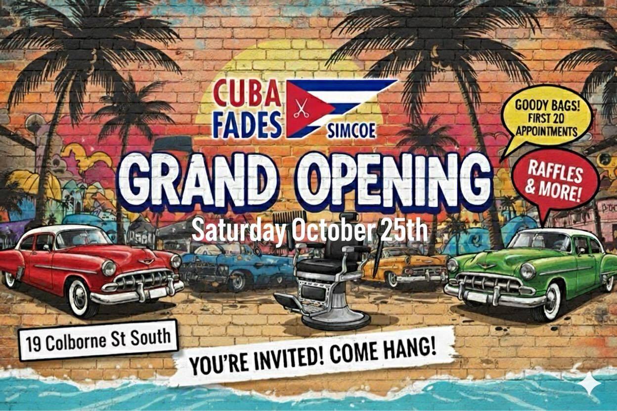 Cuba Fades Barbershop Expands to Simcoe